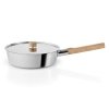 Eva Solo NORDIC KITCHEN Patelnia z Pokrywką 24 cm Uchwyt Drewniany